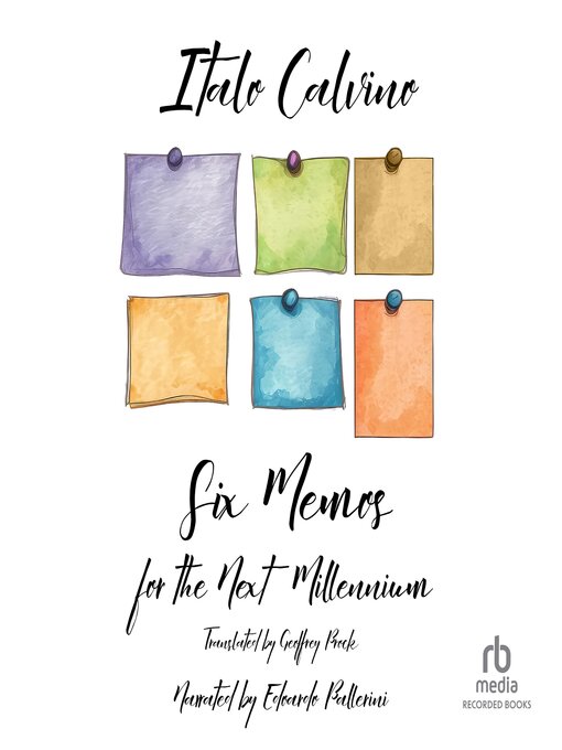 Title details for Six Memos for the Next Millennium by Italo Calvino - Wait list